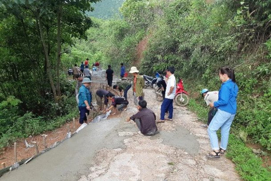 Nông dân Tuần Giáo chung sức xây dựng nông thôn mới