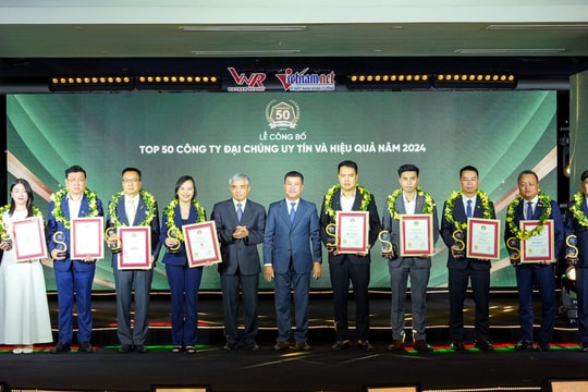 PV GAS đạt Top 50 Công ty đại chúng uy tín và hiệu quả năm 2024