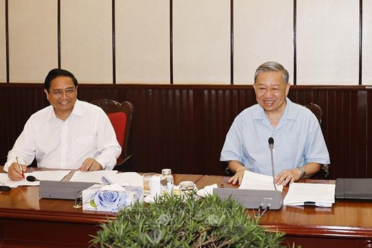 Tổng Bí thư, Chủ tịch nước Tô Lâm chủ trì Phiên họp thường kỳ Lãnh đạo chủ chốt