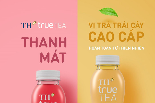 TH true TEA ra mắt trà trái cây cao cấp, hoàn toàn từ thiên nhiên