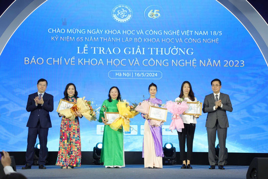 Khởi động Giải thưởng báo chí về khoa học và công nghệ năm 2024