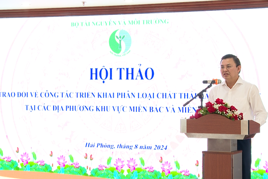 Bộ TN&MT hướng dẫn triển khai phân loại chất thải rắn sinh hoạt