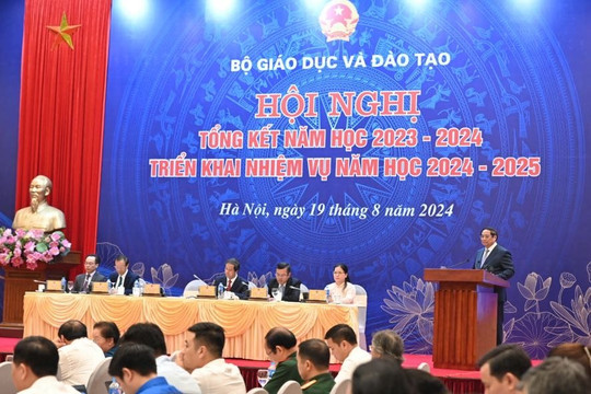 Thủ tướng Phạm Minh Chính dự Hội nghị triển khai nhiệm vụ năm học 2024 - 2025