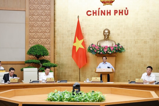 Thủ tướng chủ trì phiên họp Chính phủ chuyên đề pháp luật tháng 8/2024