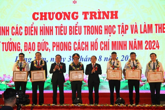 Lạng Sơn tôn vinh 37 tập thể, cá nhân tiêu biểu trong học tập và làm theo Bác