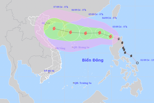 Hà Nội cảnh giác cao độ, chủ động ứng phó trước bão số 3