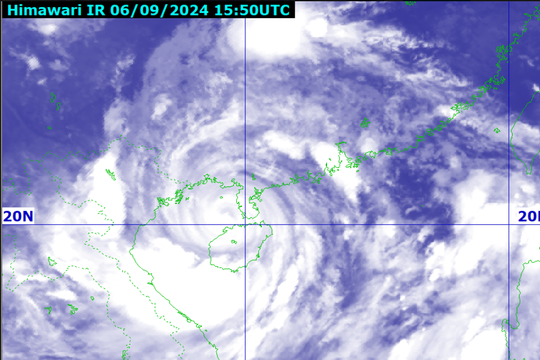 Tin bão số 3 lúc 23h00 ngày 6/9: Móng Cái (Quảng Ninh) sẽ là nơi đón gió mạnh đầu tiên tại đất liền