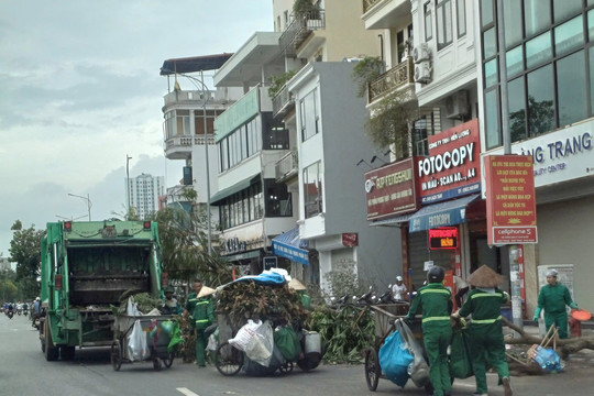 Hải Phòng: Dồn lực khắc phục hậu quả sau bão số 3