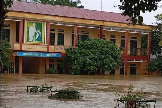 Bộ GDĐT yêu cầu kiểm tra các điểm trường gần khu vực có nguy cơ ngập lụt, sạt lở