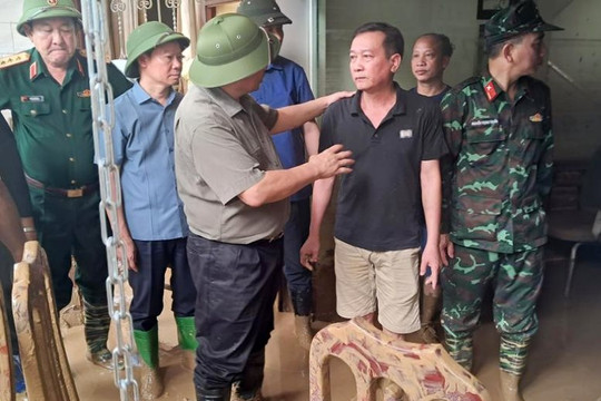 Thủ tướng Phạm Minh Chính tới Yên Bái chỉ đạo ứng phó, khắc phục hậu quả mưa lũ, thiên tai