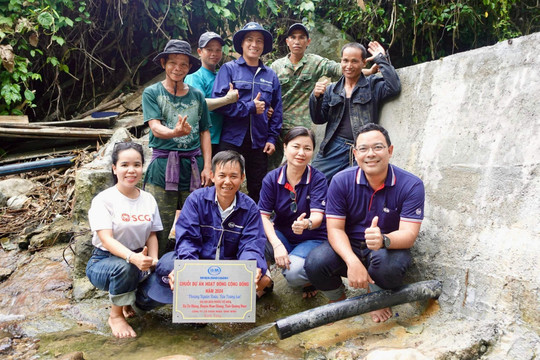 Chung tay xây hạnh phúc: Nhựa Bình Minh và Tập đoàn SCG triển khai dự án "Thương nguồn nước, yêu tương lai" tại Quảng Nam