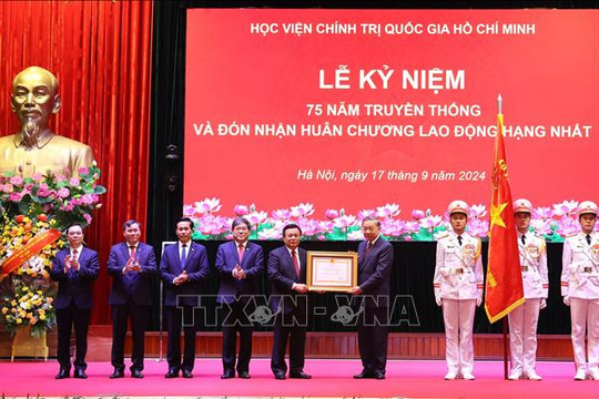 Tổng Bí thư, Chủ tịch nước Tô Lâm: Xây dựng Học viện Chính trị quốc gia Hồ Chí Minh trở thành hình mẫu về công tác xây dựng Đảng