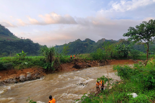 Mộc Châu (Sơn La): 2 người mất tích, 8 người bị thương do mưa lũ