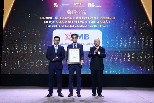 MB nhận cú đúp giải thưởng tại IR Awards 2024