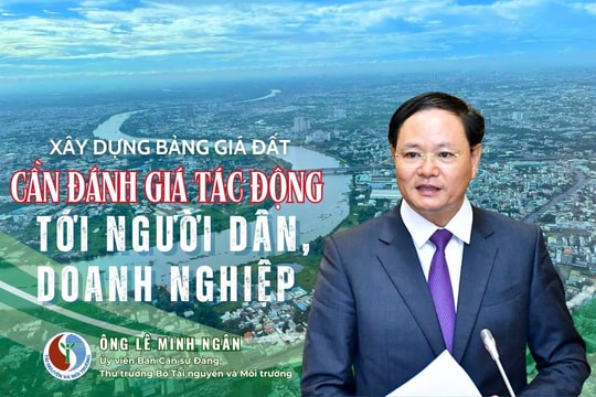 Xây dựng bảng giá đất cần đánh giá tác động tới người dân, doanh nghiệp