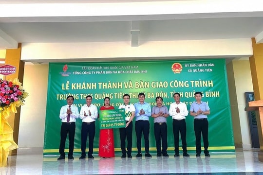 PVFCCo đồng hành cùng sự phát triển giáo dục