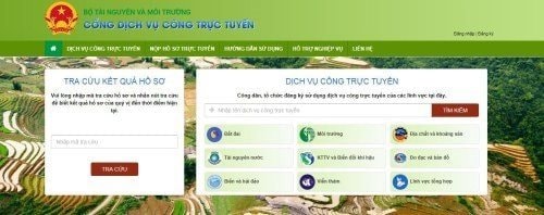 Bộ TN&MT công bố 60 thủ tục hành chính đủ điều kiện thực hiện dịch vụ công trực tuyến toàn trình