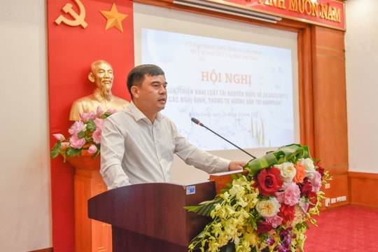 Quảng Ninh: Tuyên truyền, phổ biến Luật Tài nguyên nước 2023