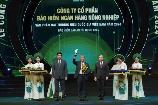 Bảo hiểm Agribank đạt Giải thưởng Thương hiệu Quốc gia 2024