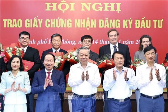 Tổng Bí thư Tô Lâm: Hải Phòng cần phát huy lợi thế là 'cửa chính ra biển' của cả miền Bắc