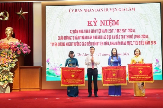 Huyện Gia Lâm: Phấn đấu 100% các trường thuộc huyện đạt chuẩn quốc gia