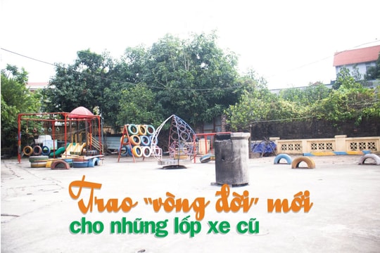 Trao “vòng đời” mới cho những lốp xe cũ