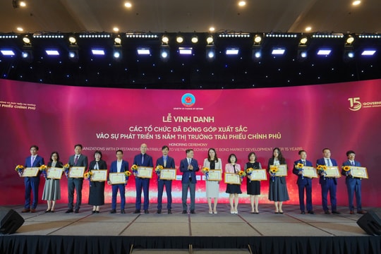 Agribank được vinh danh “Top 10 nhà tạo lập thị trường trái phiếu Chính phủ Việt Nam”