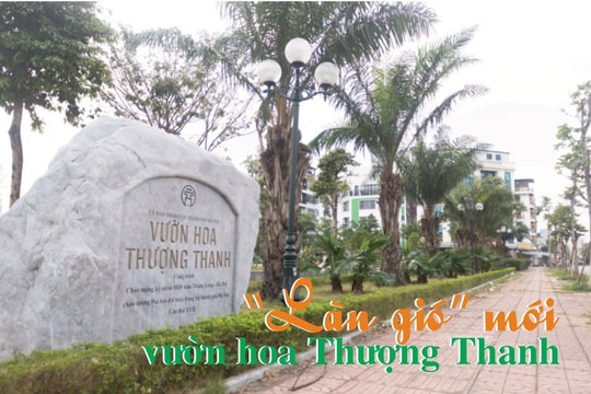 “Làn gió” mới vườn hoa Thượng Thanh