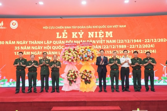 Hội Cựu chiến binh Tập đoàn Dầu khí Quốc gia Việt Nam kỷ niệm 15 năm thành lập