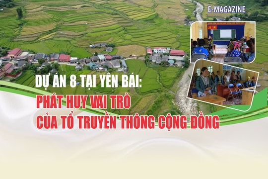 E-magazine: Dự án 8 tại Yên Bái - Phát huy vai trò của tổ truyền thông cộng đồng