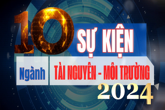 10 Sự kiện ngành Tài nguyên và môi trường năm 2024