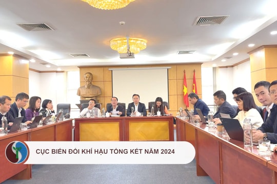 Cục Biến đổi khí hậu tổng kết năm 2024