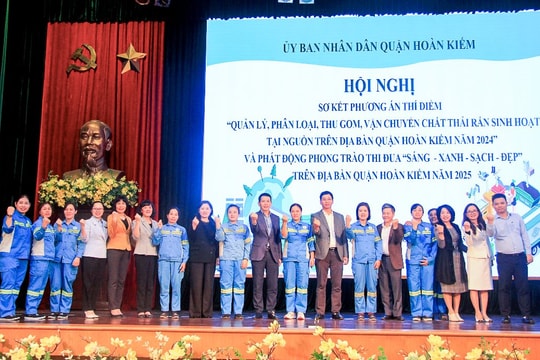 Hoàn Kiếm - Hà Nội: Tổng kết hoạt động “Quản lý, phân loại và thu gom rác tại nguồn năm 2024”