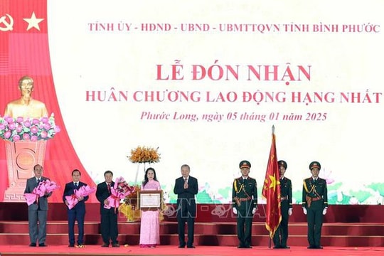 Tổng Bí thư Tô Lâm dự lễ kỷ niệm 50 năm Ngày Giải phóng Phước Long