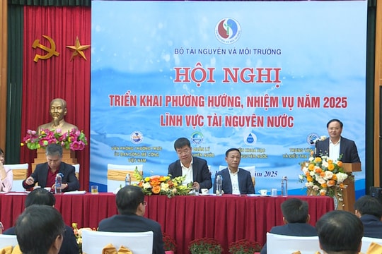 Các đơn vị lĩnh vực Tài nguyên nước triển khai nhiệm vụ 2025