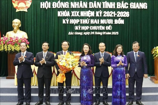 Ông Phạm Văn Thịnh được bầu giữ chức Phó Chủ tịch UBND tỉnh Bắc Giang