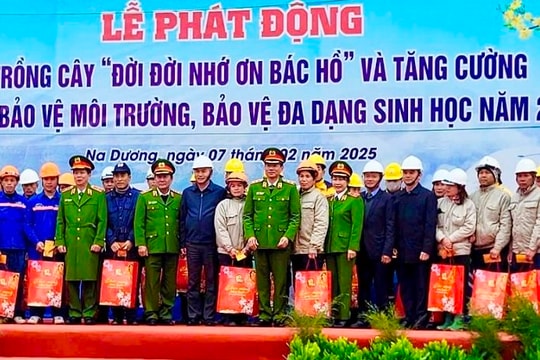 Bộ Công an và Tập đoàn TKV phát động phong trào “Tết trồng cây đời đời nhớ ơn Bác Hồ”