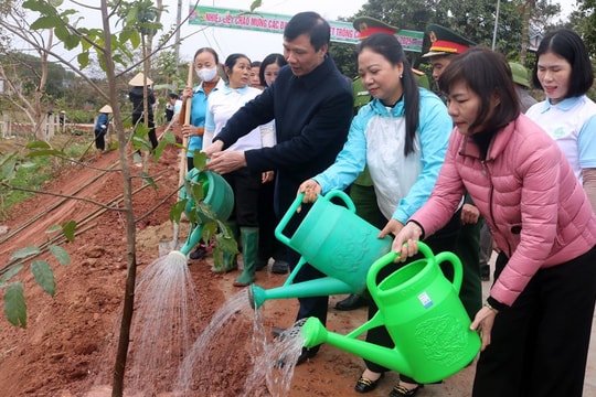 Hội Liên hiệp Phụ nữ tỉnh Bắc Giang phát động Tết trồng cây Xuân Ất Tỵ 2025