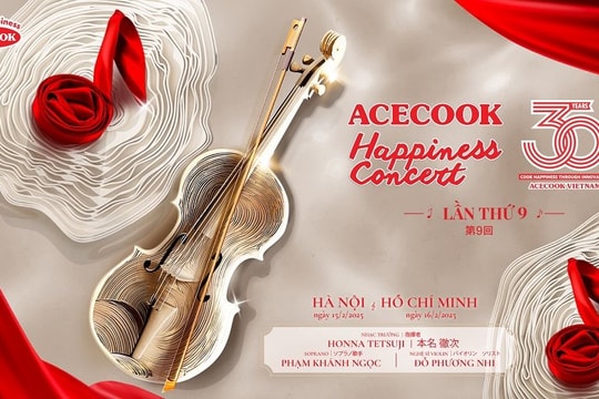 Acecook Happiness Concert 2025 - Hành trình 9 năm lan tỏa hạnh phúc qua âm nhạc