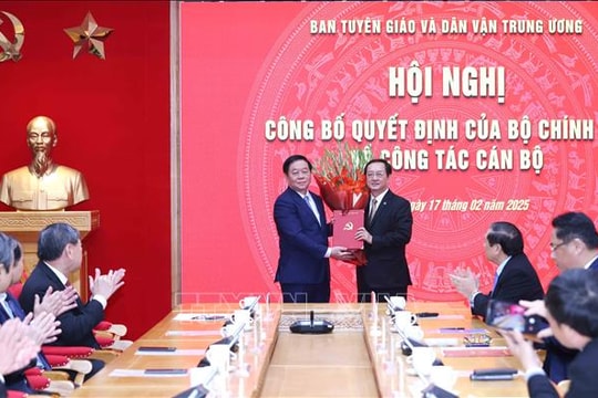 Ông Huỳnh Thành Đạt giữ chức Phó Trưởng Ban Tuyên giáo và Dân vận Trung ương