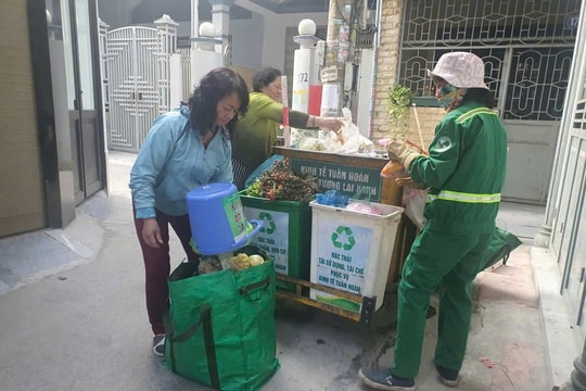 Phân loại rác - thước đo nếp sống văn minh