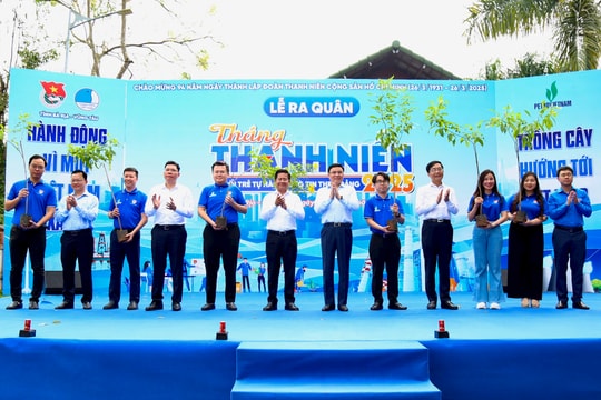 Tháng Thanh niên 2025: Tuổi trẻ Petrovietnam phát động trồng cây xanh hướng đến Net Zero