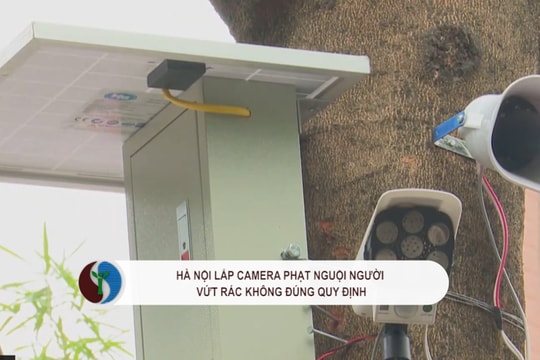 Hà Nội lắp camera ‘phạt nguội’ người vứt rác không đúng quy định