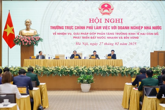 Hội nghị Thường trực Chính phủ làm việc với DNNN thúc đẩy tăng trưởng kinh tế