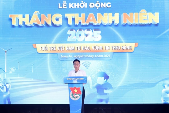 Khởi động THÁNG THANH NIÊN 2025: Thanh niên là yếu tố quan trọng đưa đất nước vững bước vào kỷ nguyên mới