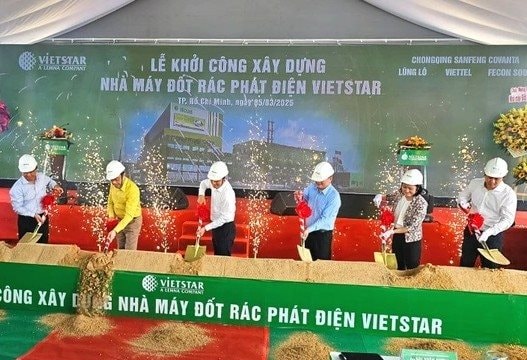 TP.HCM khởi công nhà máy đốt rác phát điện công suất 2.000 tấn/ngày