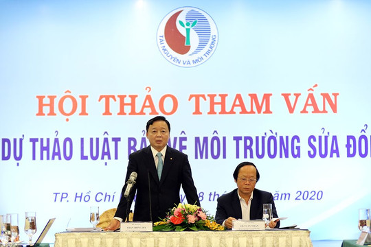 Bộ trưởng Trần Hồng Hà chủ trì Hội thảo tham vấn sửa đổi Luật bảo vệ môi trường