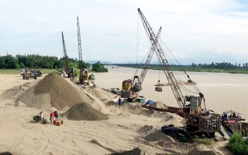 Lục Nam - Bắc Giang: Quản lý chặt chẽ hoạt động các bến bãi cát sỏi ven sông