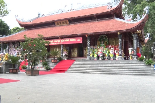 Lễ hội đền Đông Cuông làm tốt công tác bảo vệ môi trường
