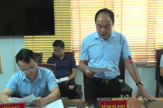 Đoàn công tác BCĐ quốc gia về PCTT làm việc với UBND tỉnh Điện Biên